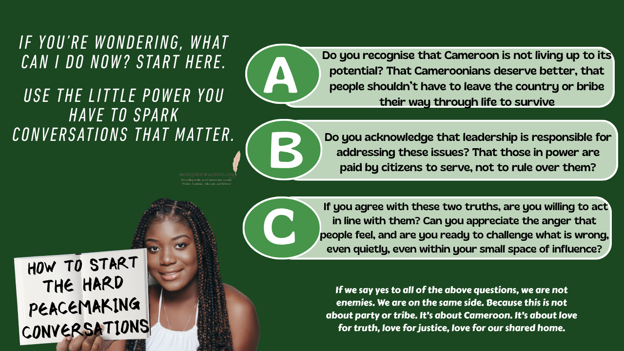 For Cameroonians who are wondering what next?